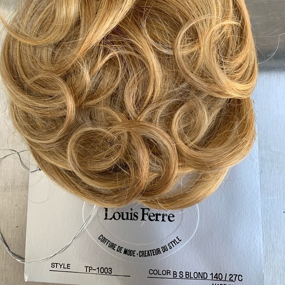 Blonde Hair topper/toupe/toppette/Bangs - Picture 2 of 2